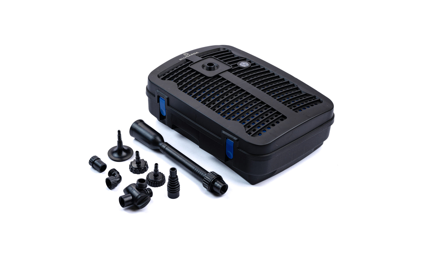 Pièces du kit de filtres de bassin BluFilter