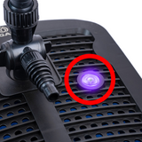 Vérification du fonctionnement de la lampe UV