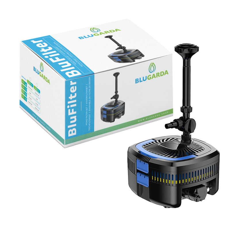 BluFilter 5211 - Ensemble de filtre de bassin avec filtre, pompe, 11W UV-c et fontaine