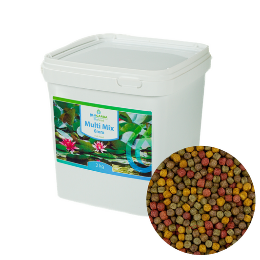 BluFeed - Bassin à Nourriture pour Poissons - Multi Mix 6mm - 2kg