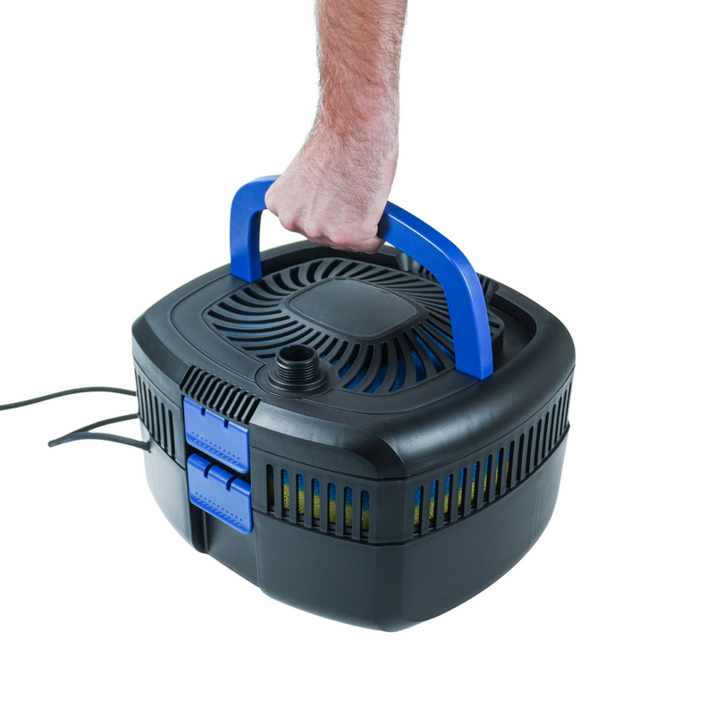BluFilter 5211 - Ensemble de filtre de bassin avec filtre, pompe, 11W UV-c et fontaine